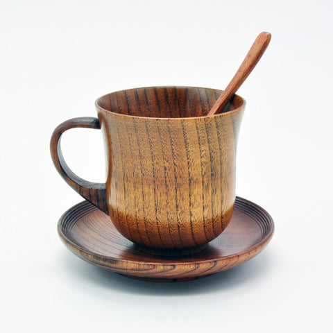 Wooden Tea Coffee Milk Cup