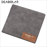 DEABOLAR Brand Wallet Purses Slim Men's Wallets