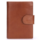 Baellerry Oil Wax Cowhide Genuine Leather Men
