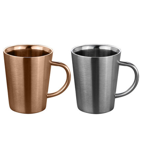 Stainless Steel Mugs Double Titanium Anti-hot Cup