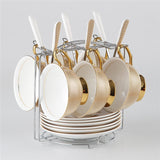 Luxury Gold Bone China Tea Cup