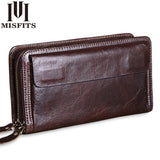 Cowhide Men Clutch Wallets