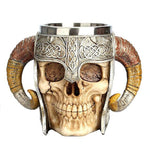 Stainless Steel Viking Skull Coffee Cup