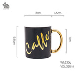 Entertime Electro-Plating Ceramic Coffee Cup