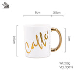 Entertime Electro-Plating Ceramic Coffee Cup