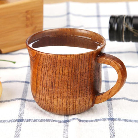 Retro Vintage Coffee Wooden Cup