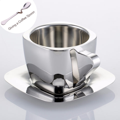 Double Wall Cup for Drinking Tea Coffee