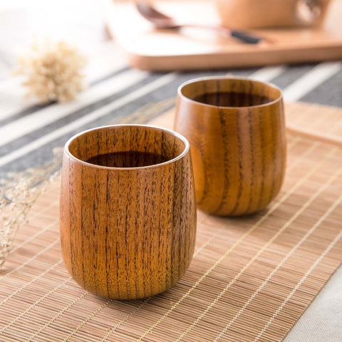 Home Furniture Japanese Wooden Tea Cup